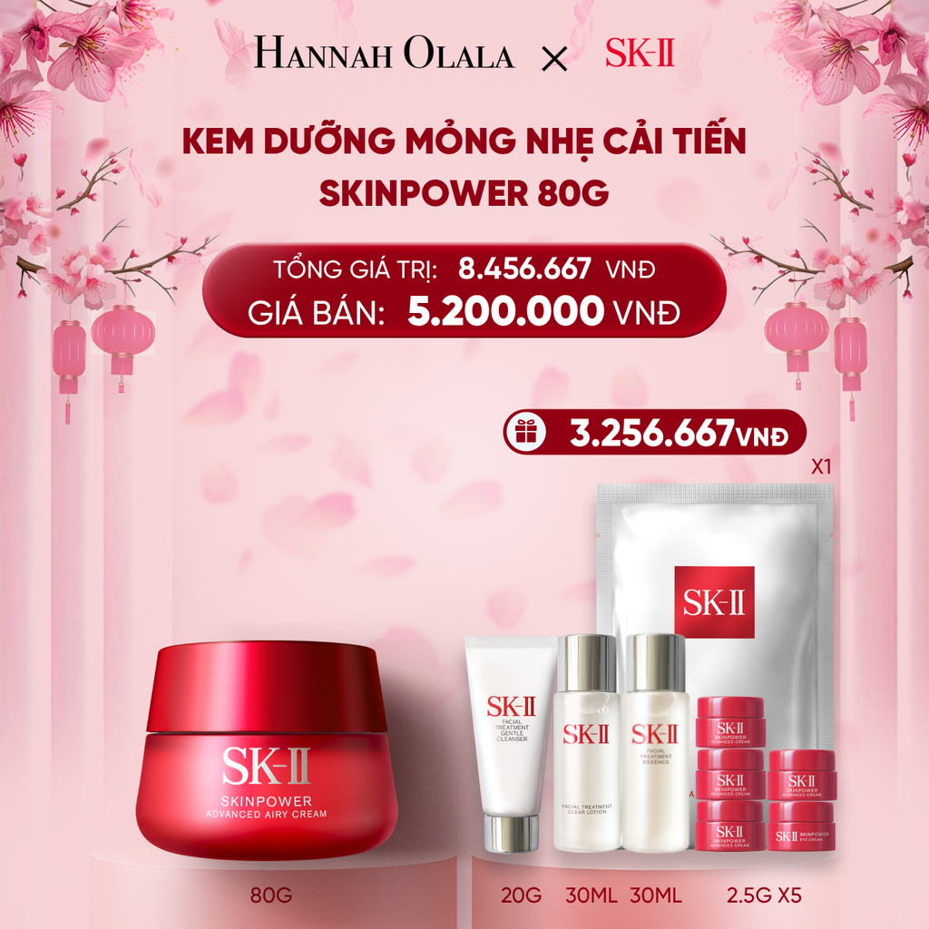  DEAL 6: KEM DƯỠNG MỎNG NHẸ CẢI TIẾN SKINPOWER 80G 