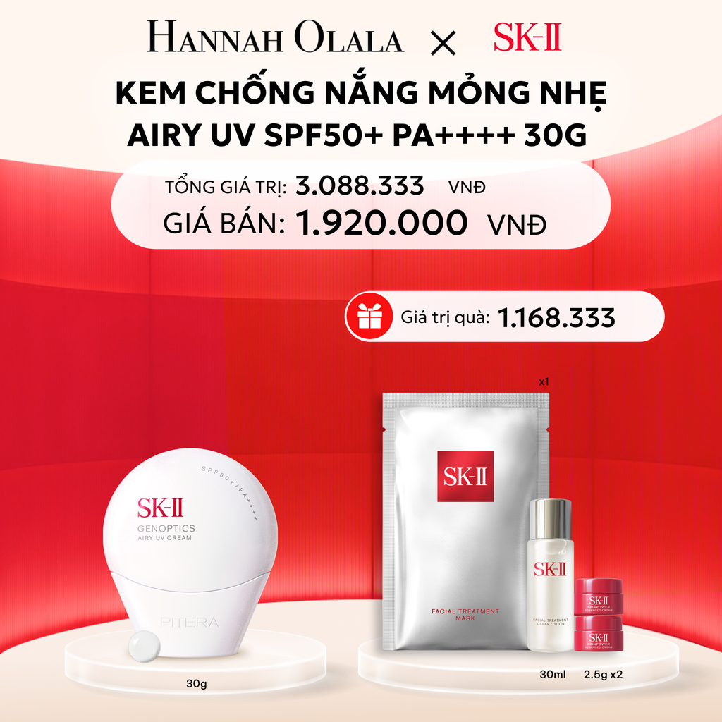  DEAL 11: KEM CHỐNG NẮNG MỎNG NHẸ SK-II AIRY UV 
