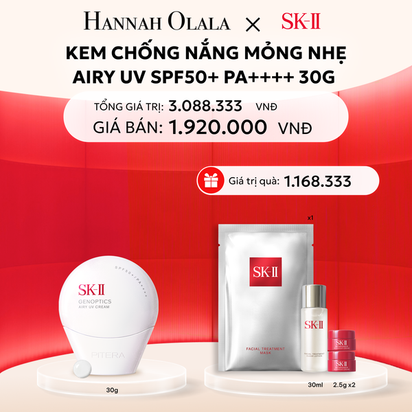 DEAL 11: KEM CHỐNG NẮNG MỎNG NHẸ SK-II AIRY UV 