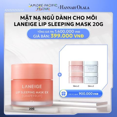  DEAL 2: MẶT NẠ NGỦ DÀNH CHO MÔI LANEIGE LIP SLEEPING MASK 20G (CHỌN MÙI HƯƠNG) 