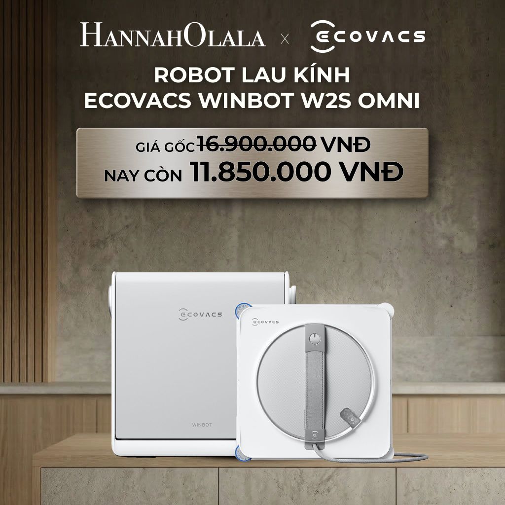  DEAL 9: ROBOT LAU KÍNH ECOVACS WINBOT W2S OMNI – DÒNG CAO CẤP (FLAGSHIP) 