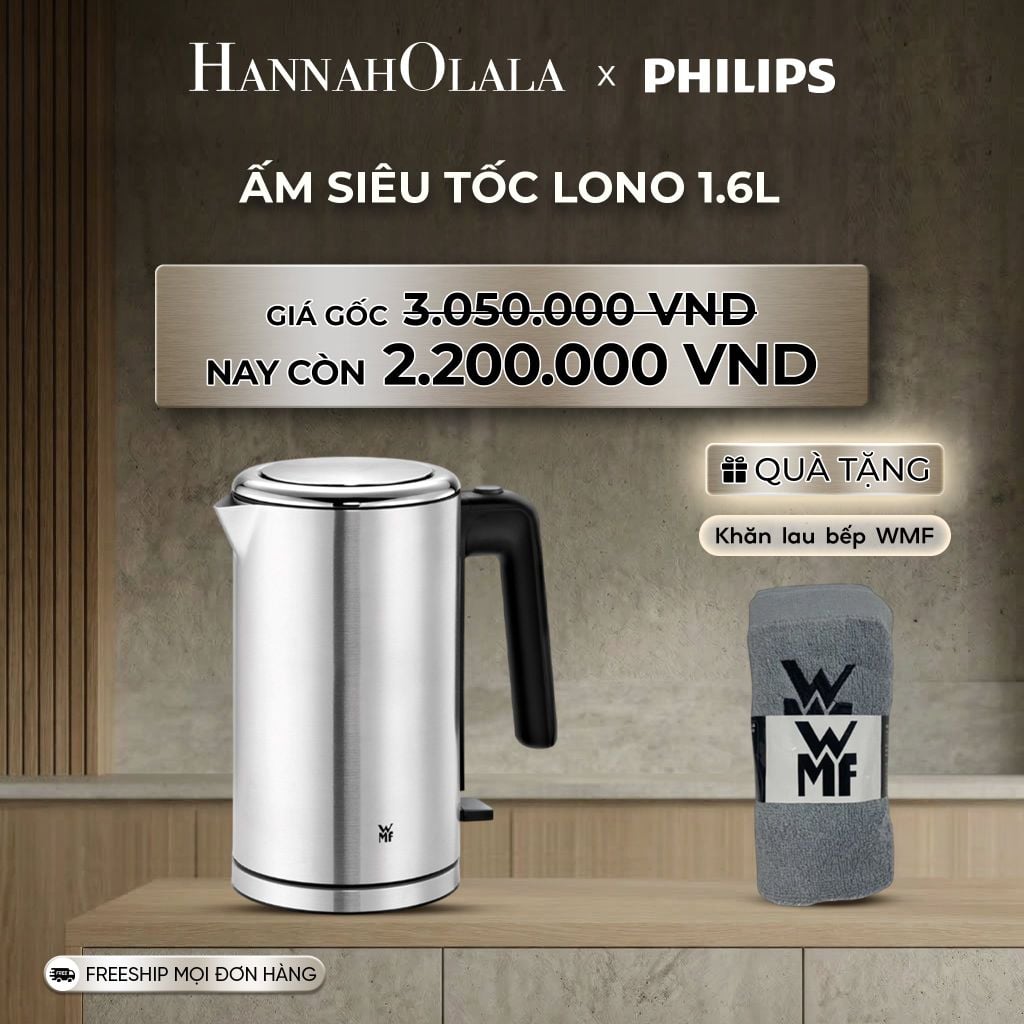  DEAL 20: ẤM SIÊU TỐC LONO 1.6L 