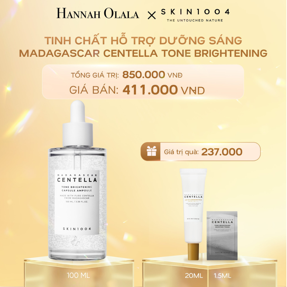  C976_DEAL 3: SKIN1004 TINH CHẤT MADAGASCAR CENTELLA TONE BRIGHTENING CAPSULE AMPOULE 100ML 