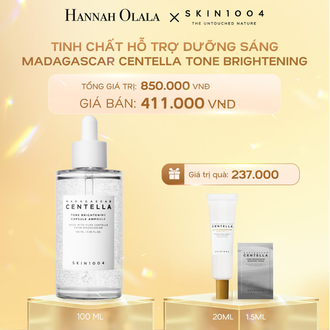  C976_DEAL 3: SKIN1004 TINH CHẤT MADAGASCAR CENTELLA TONE BRIGHTENING CAPSULE AMPOULE 100ML 