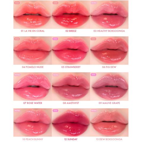  MUA 1 TẶNG 1 - SON NƯỚC BÓNG THUẦN CHAY AMUSE DEW TINT 4G 