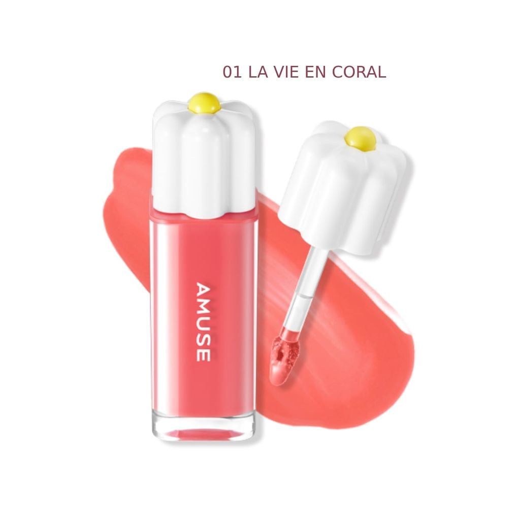  DEAL 1: SON TINT BÓNG THUẦN CHAY AMUSE BEBE TINT 3.8G 