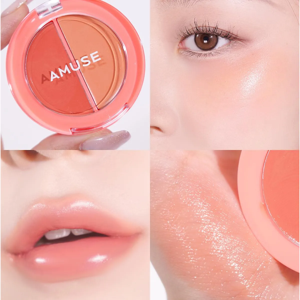  A793_DEAL 4: SON MÔI & MÁ HỒNG AMUSE MỊN LÌ LIP & CHEEK HEALTHY BALM 3G 