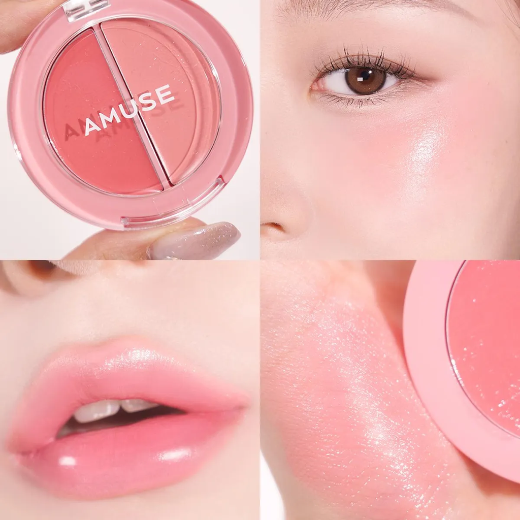  A793_DEAL 4: SON MÔI & MÁ HỒNG AMUSE MỊN LÌ LIP & CHEEK HEALTHY BALM 3G 