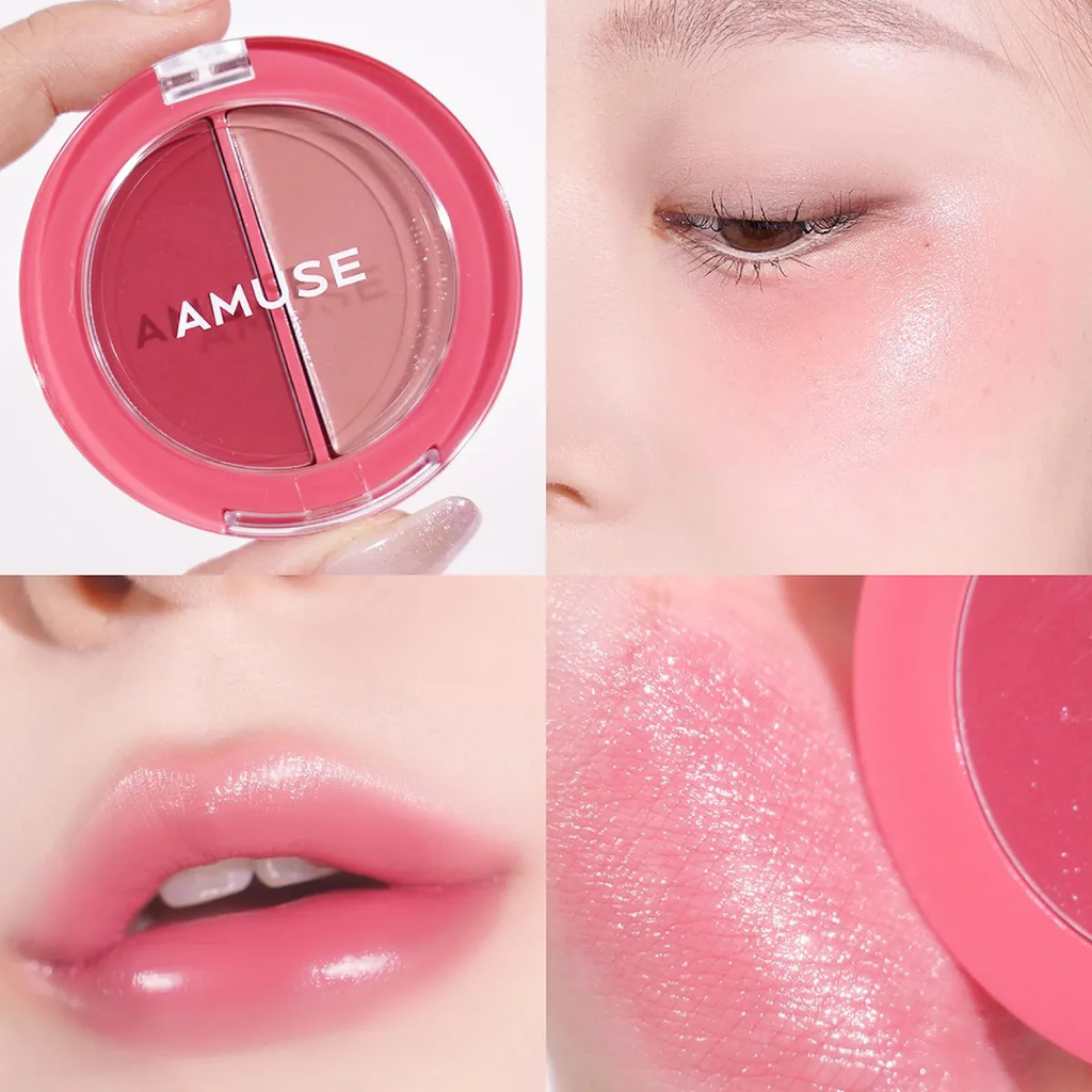  A793_DEAL 4: SON MÔI & MÁ HỒNG AMUSE MỊN LÌ LIP & CHEEK HEALTHY BALM 3G 