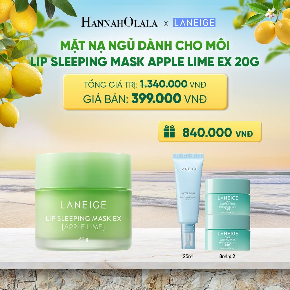  MẶT NẠ NGỦ DÀNH CHO MÔI LANEIGE LIP SLEEPING MASK 20G (CHỌN MÙI HƯƠNG) 