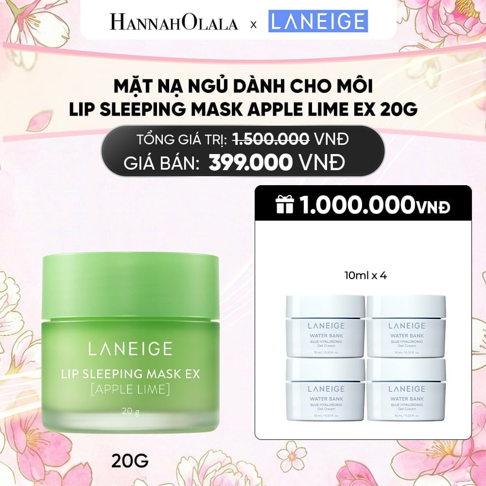  MẶT NẠ NGỦ DÀNH CHO MÔI LANEIGE LIP SLEEPING MASK 20G (CHỌN MÙI HƯƠNG) 