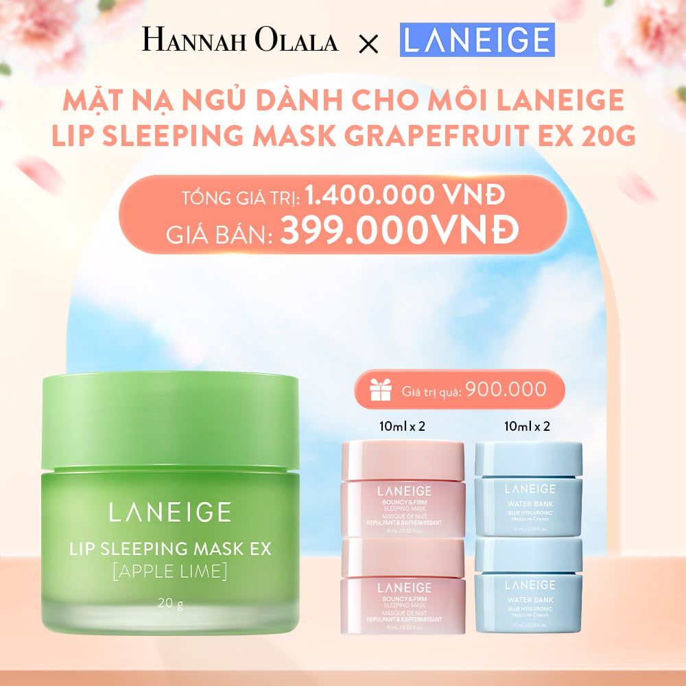  A431_DEAL 2: MẶT NẠ NGỦ DÀNH CHO MÔI LANEIGE LIP SLEEPING MASK 20G (CHỌN MÙI HƯƠNG) 