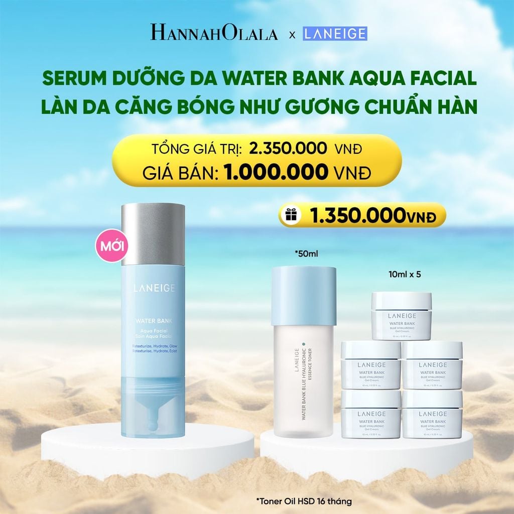 DEAL 16: MỚI - LANEIGE WATER BANK AQUA FACIAL 30 ML 