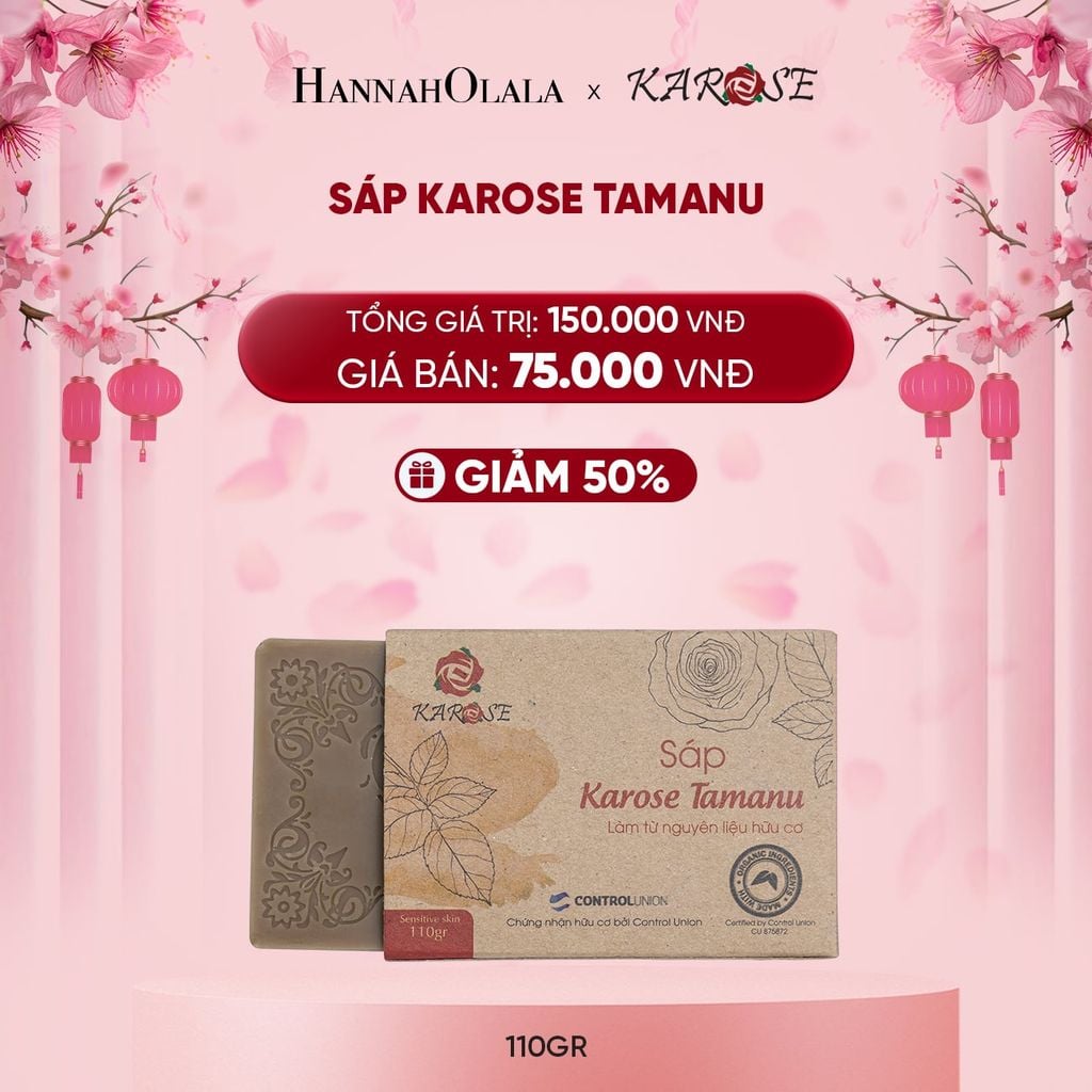  DEAL 11: SÁP KAROSE TAMANU 110GR 