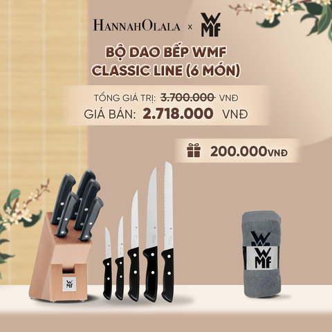  BỘ DAO BẾP WMF CLASSIC LINE (6 MÓN) - A1616 