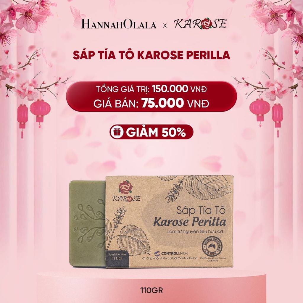  DEAL 14: SÁP TÍA TÔ KAROSE PERILLA 110GR 