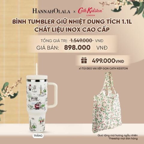  BÌNH TUMBLER GIỮ NHIỆT CATH KIDSTON DUNG TÍCH 1.1L CHẤT LIỆU INOX CAO CẤP - A2414 