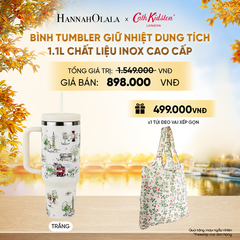  BÌNH TUMBLER GIỮ NHIỆT CATH KIDSTON DUNG TÍCH 1.1L CHẤT LIỆU INOX CAO CẤP - E262 
