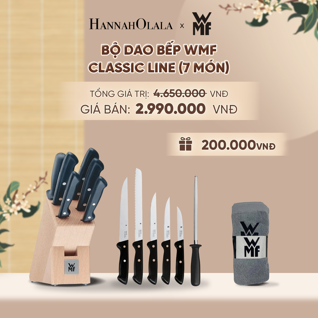  BỘ DAO BẾP WMF CLASSIC LINE (7 MÓN) - A1617 