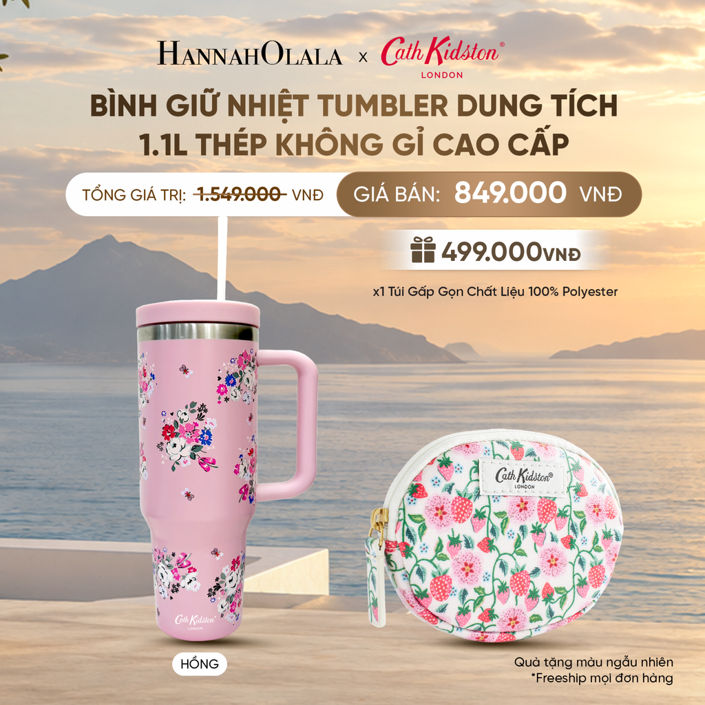  BÌNH GIỮ NHIỆT TUMBLER CATH KIDSTON DUNG TÍCH 1.1L THÉP KHÔNG GỈ CAO CẤP 