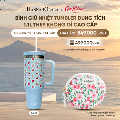  BÌNH GIỮ NHIỆT TUMBLER CATH KIDSTON DUNG TÍCH 1.1L THÉP KHÔNG GỈ CAO CẤP 