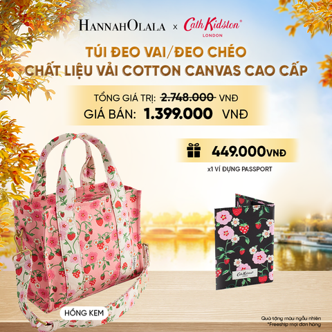  TÚI ĐEO VAI/ĐEO CHÉO CATH KIDSTON CHẤT LIỆU VẢI COTTON CANVAS CAO CẤP - E245 