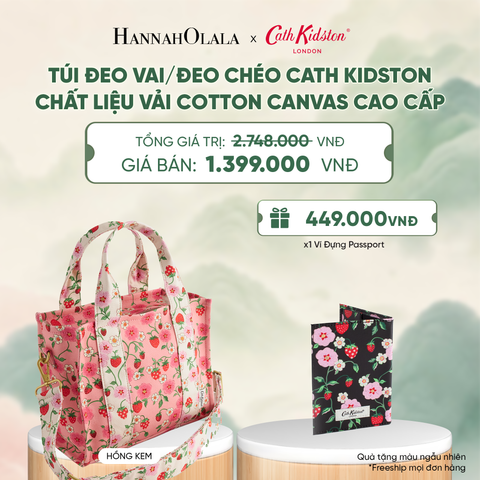  TÚI ĐEO VAI/ĐEO CHÉO CATH KIDSTON CHẤT LIỆU VẢI COTTON CANVAS CAO CẤP - A4050 