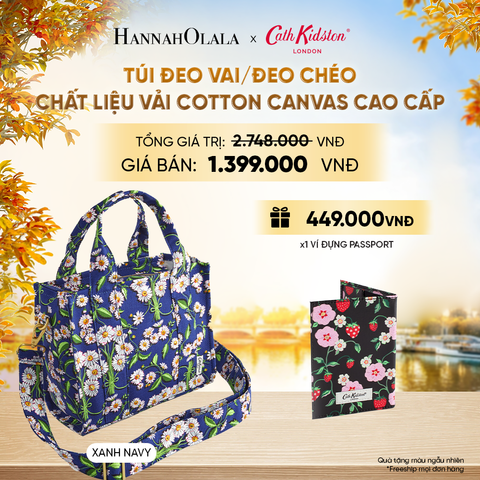  TÚI ĐEO VAI/ĐEO CHÉO CATH KIDSTON CHẤT LIỆU VẢI COTTON CANVAS CAO CẤP - E245 
