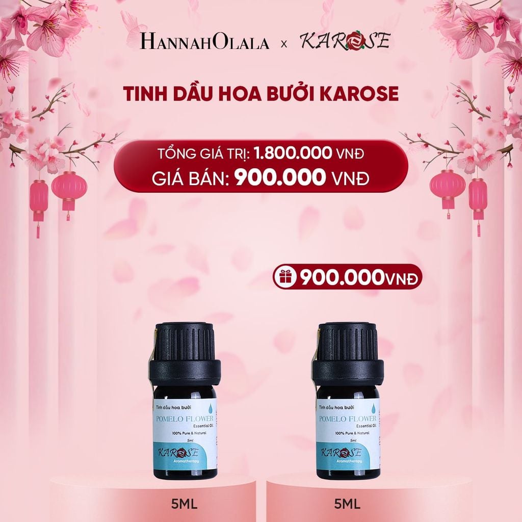  DEAL 19: TINH DẦU HOA BƯỞI KAROSE 5ML 