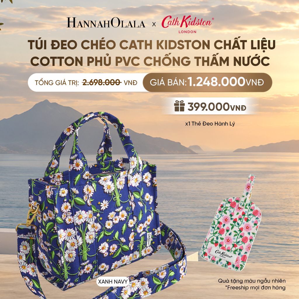  TÚI ĐEO CHÉO CATH KIDSTON CHẤT LIỆU COTTON CANVAS CAO CẤP 