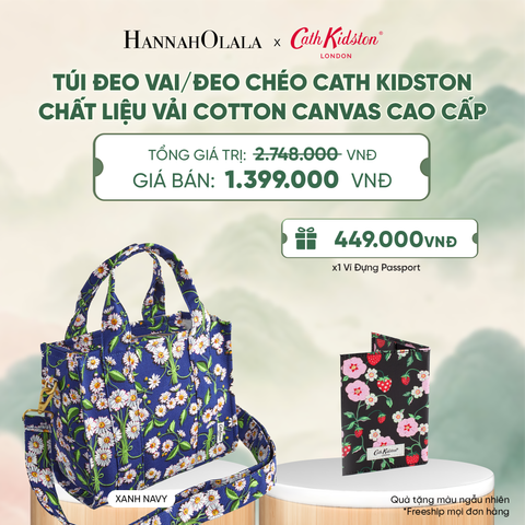  TÚI ĐEO VAI/ĐEO CHÉO CATH KIDSTON CHẤT LIỆU VẢI COTTON CANVAS CAO CẤP - A4050 
