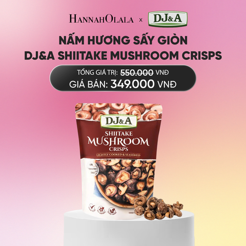  NẤM HƯƠNG SẤY GIÒN DJ&A SHIITAKE MUSHROOM CRISPS 300G - DEAL 1_A1763 