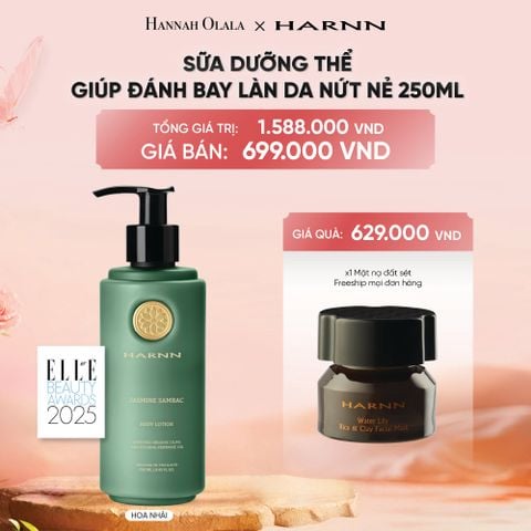  DEAL 4: BODY LOTION - SỮA DƯỠNG THỂ HARNN GIÚP ĐÁNH BAY LÀN DA NỨT NẺ 250ML 