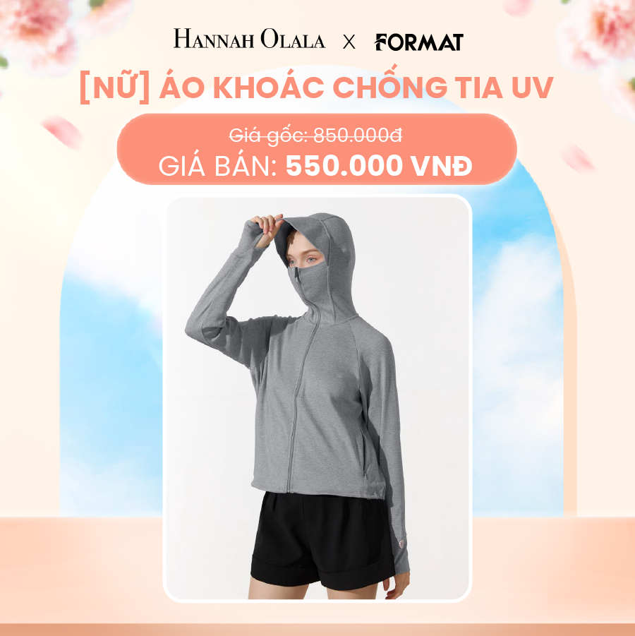  A291_DEAL 4: ÁO KHOÁC CHỐNG TIA UV [NỮ] 