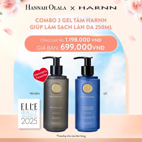  A348_DEAL 4: DEAL 4: COMBO 2 GEL TẮM HARNN GIÚP LÀM SẠCH LÀN DA 250ML - BODY WASH 