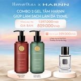  C717_DEAL 1: COMBO 2 GEL TẮM HARNN GIÚPLÀM SẠCH VÀ NUÔI DƯỠNG LÀN DA 250ML - BODY WASH 