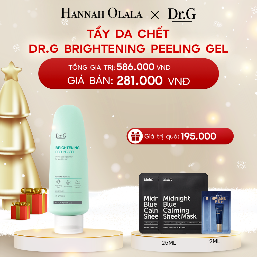  DEAL 3: TẨY DA CHẾT DR.G BRIGHTENING PEELING GEL 120G (NEW) 