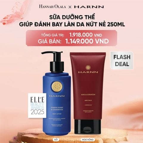  DEAL 5A: [FLASH DEAL] BODY LOTION - SỮA DƯỠNG THỂ HARNN GIÚP ĐÁNH BAY LÀN DA NỨT NẺ 250ML 
