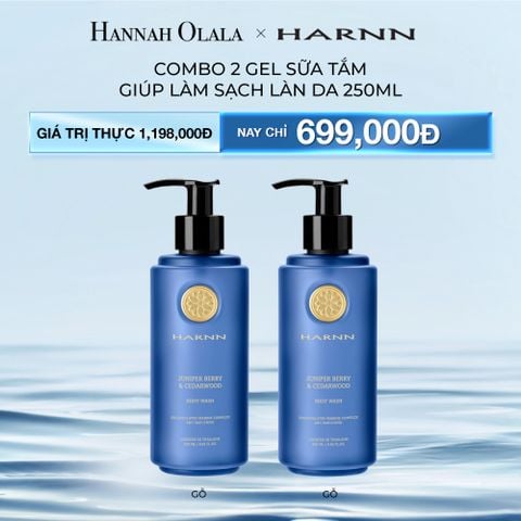  DEAL 1: COMBO 2 GEL TẮM HARNN GIÚP LÀM SẠCH LÀN DA 250ML - BODY WASH 