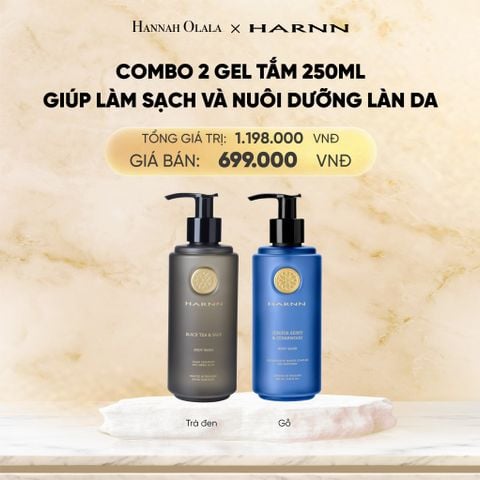  DEAL 1: COMBO 2 GEL TẮM HARNN 250ML GIÚP LÀM SẠCH VÀ NUÔI DƯỠNG LÀN DA 