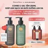 DEAL 2: [MUA 2 TẶNG 2] COMBO 2 GEL TẮM HARNN GIÚP LÀM SẠCH VÀ NUÔI DƯỠNG LÀN DA 250ML - BODY WASH 