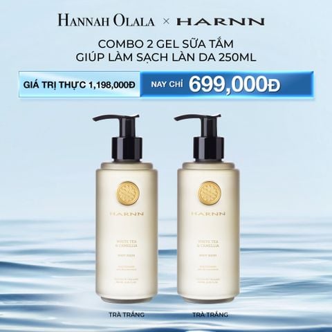  DEAL 1: COMBO 2 GEL TẮM HARNN GIÚP LÀM SẠCH LÀN DA 250ML - BODY WASH 