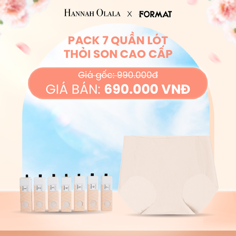  A289_DEAL 1: PACK 7 QUẦN LÓT THỎI SON SIÊU MÁT MỊN FORMAT 