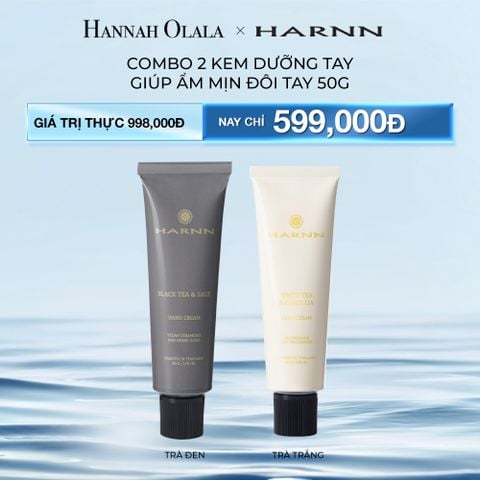  DEAL 3: COMBO 2 KEM DƯỠNG TAY HARNN GIÚP ẨM MỊN ĐÔI TAY 50G 