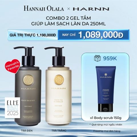  DEAL 2: COMBO 2 GEL TẮM HARNN GIÚP LÀM SẠCH LÀN DA 250ML - BODY WASH 