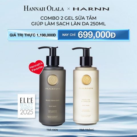  DEAL 1: COMBO 2 GEL TẮM HARNN GIÚP LÀM SẠCH LÀN DA 250ML - BODY WASH 
