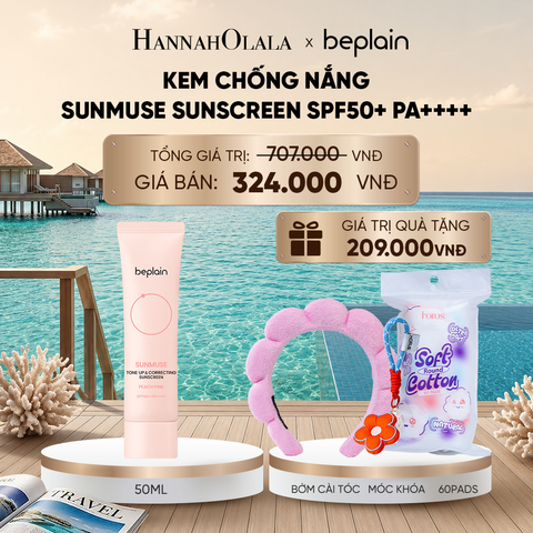  KEM CHỐNG NẮNG BEPLAIN SUNMUSE SUNSCREEN SPF50+ PA++++ 50ML PHÂN LOẠI BẤT KÌ_ D637 