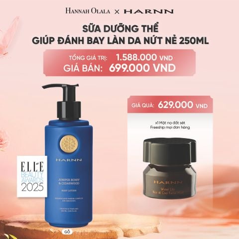  DEAL 4: BODY LOTION - SỮA DƯỠNG THỂ HARNN GIÚP ĐÁNH BAY LÀN DA NỨT NẺ 250ML 