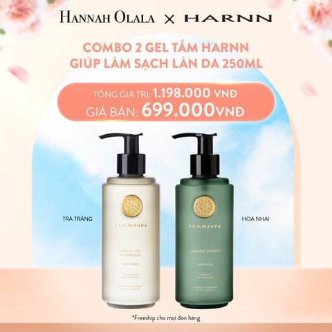  A348_DEAL 4: DEAL 4: COMBO 2 GEL TẮM HARNN GIÚP LÀM SẠCH LÀN DA 250ML - BODY WASH 