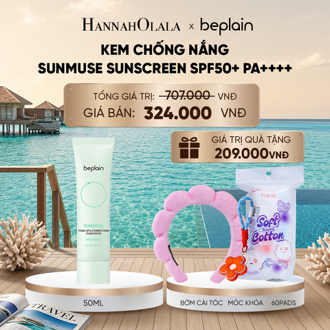  KEM CHỐNG NẮNG BEPLAIN SUNMUSE SUNSCREEN SPF50+ PA++++ 50ML PHÂN LOẠI BẤT KÌ_ D637 